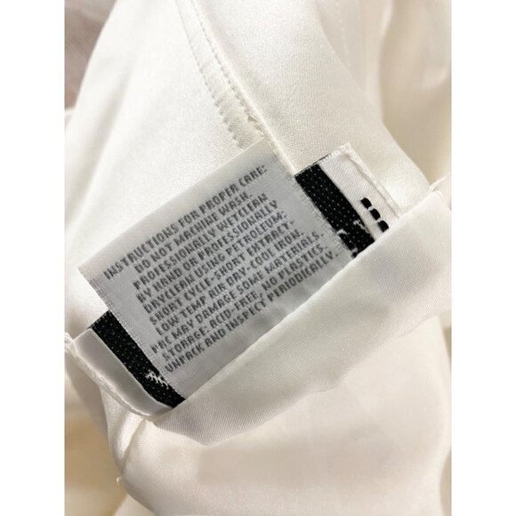 Casablanca Bridal Strapless Embroidered Satin Wedding Dress - Medium - Picture 13 of 15